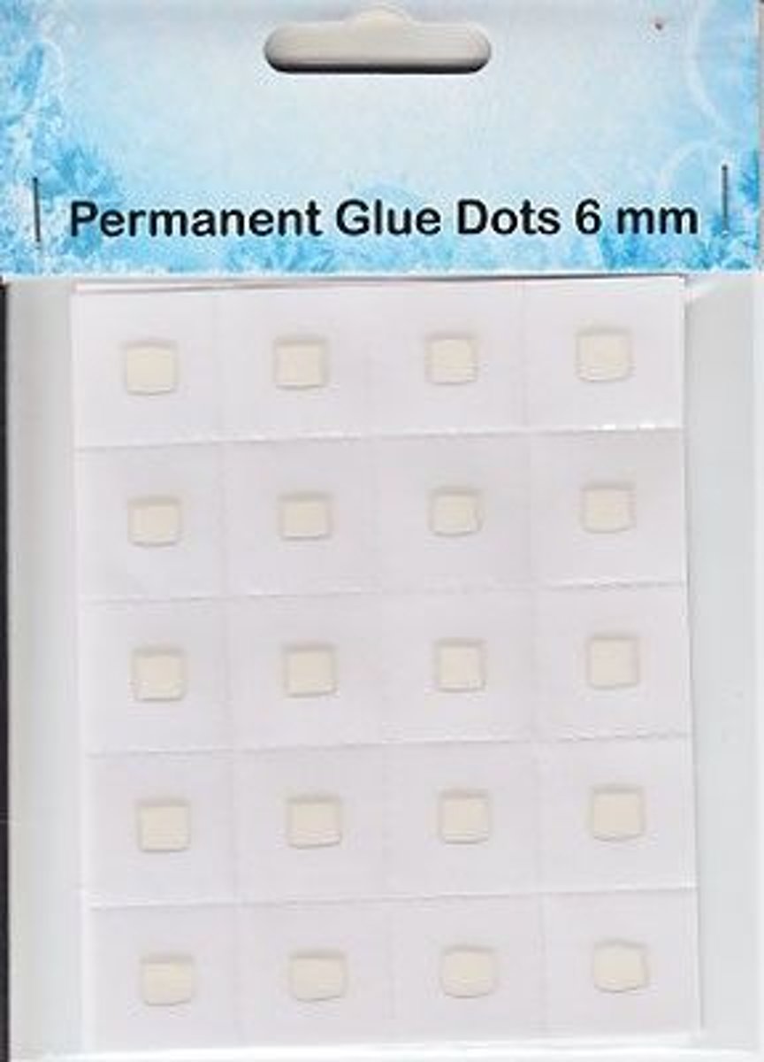 11.03.11.017 permanent glue dots 6mm